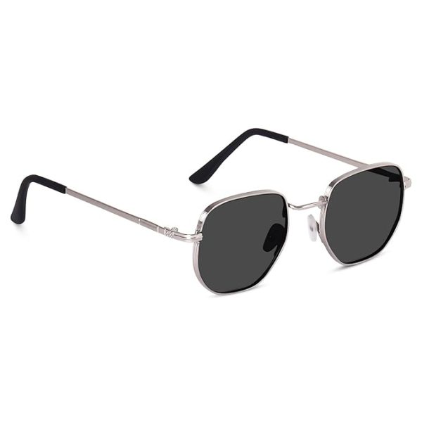 Octagonal Polarized Sunglasses for Women Men Classic Retro Metal Frame Polygon Sun Glasses UV400 Protection
