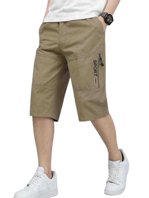 Men's Solid Cotton Shorts