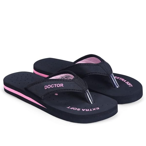 Women Orthopedic Diabetic Pregnancy Non Slip Lightweight Comfortable Flat Casual Stylish DR Chappals and House Flip flops For Ladies & Girl’s D-22