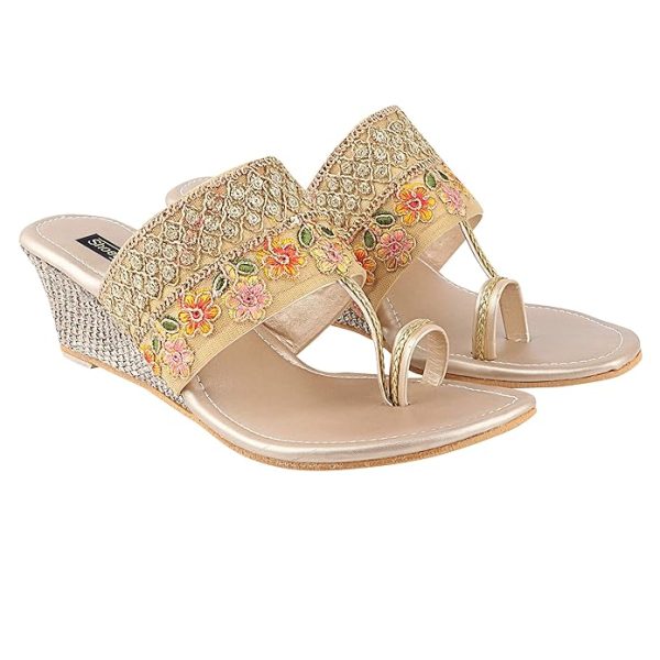 Women's & Girl's Woven Design Wedges Heels